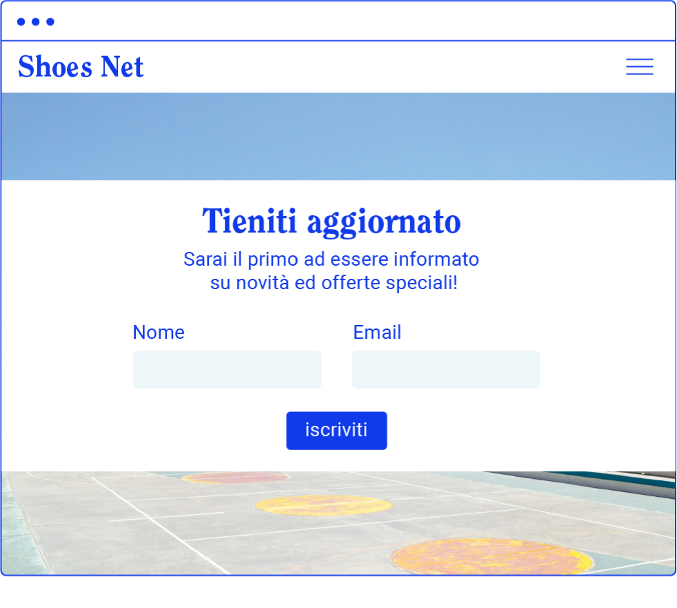 Lead generation landing page