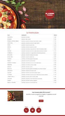 Menu-pizzeria