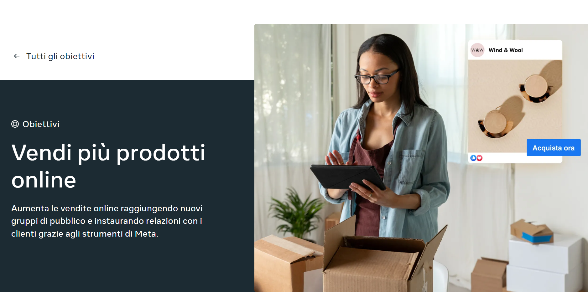 esempio-meta-ads-obiettivo-vendita-per-saldi