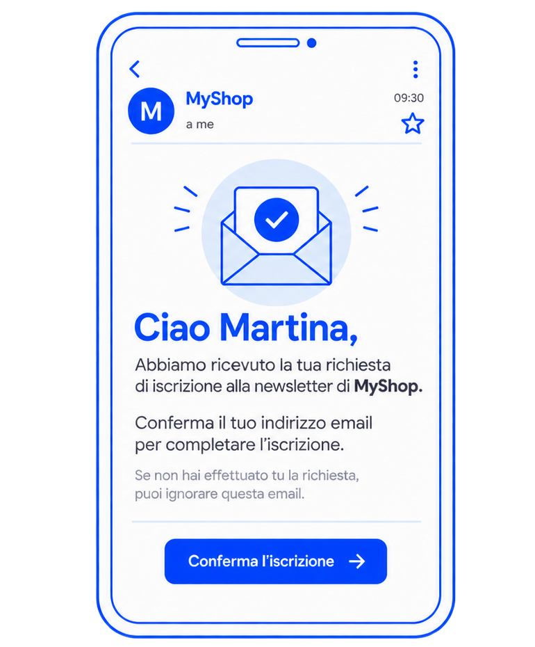 double optin email conferma