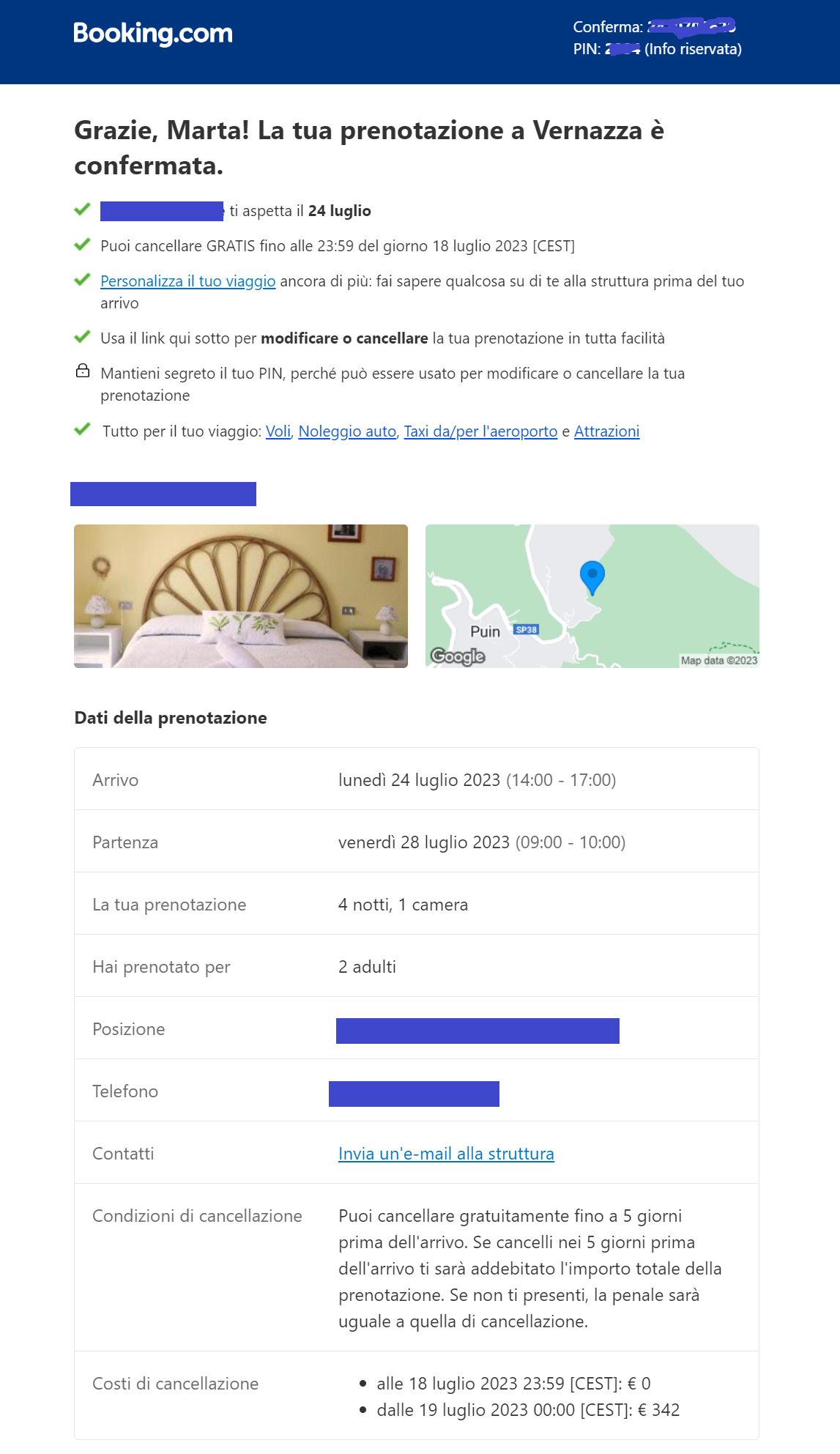 esempio_email_transazionale_conferma_prenotazione