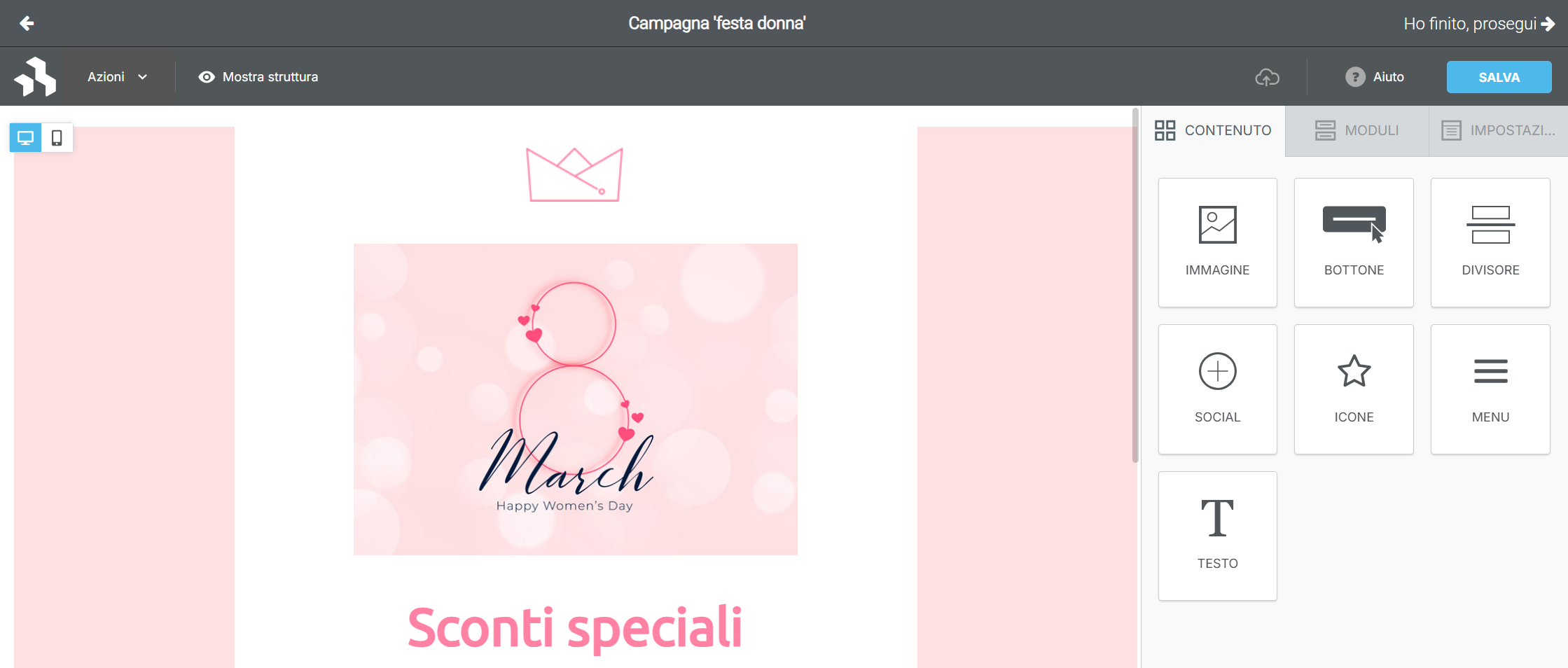 template_newsletter_marketing_festa_della_donna