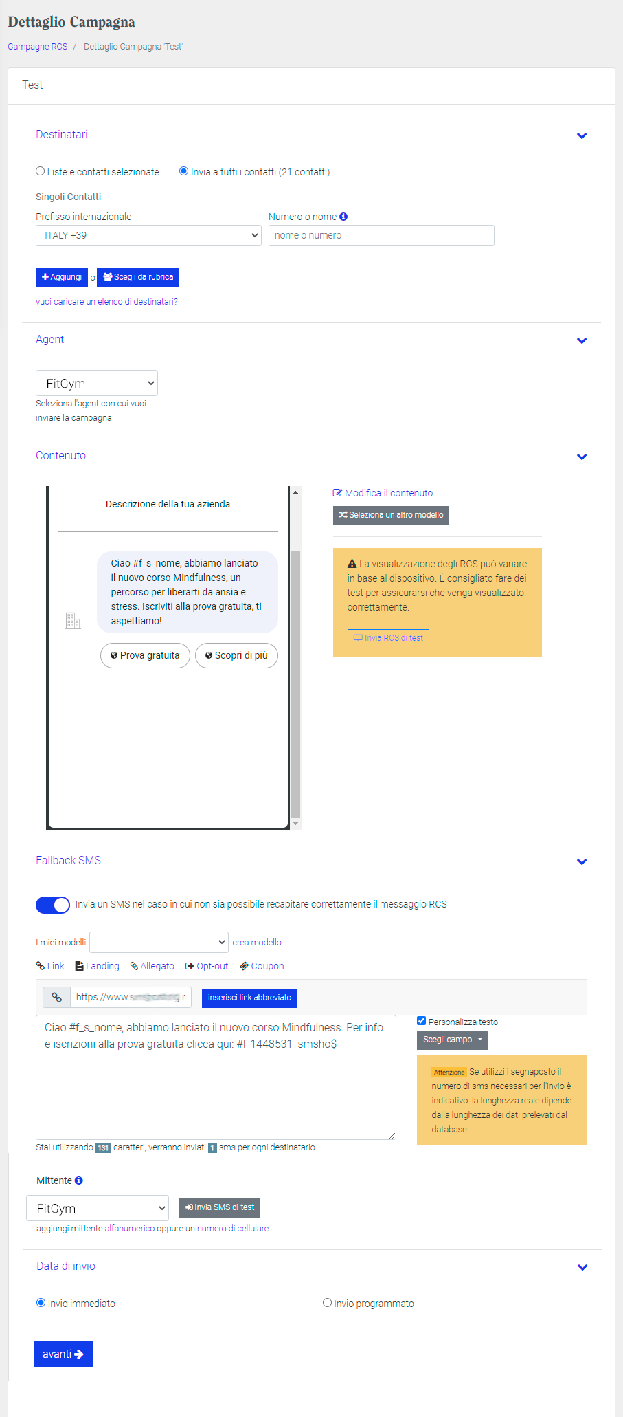 esempio_campagna_rcs_marketing_palestre esempio_campagna_rcs_marketing_palestre