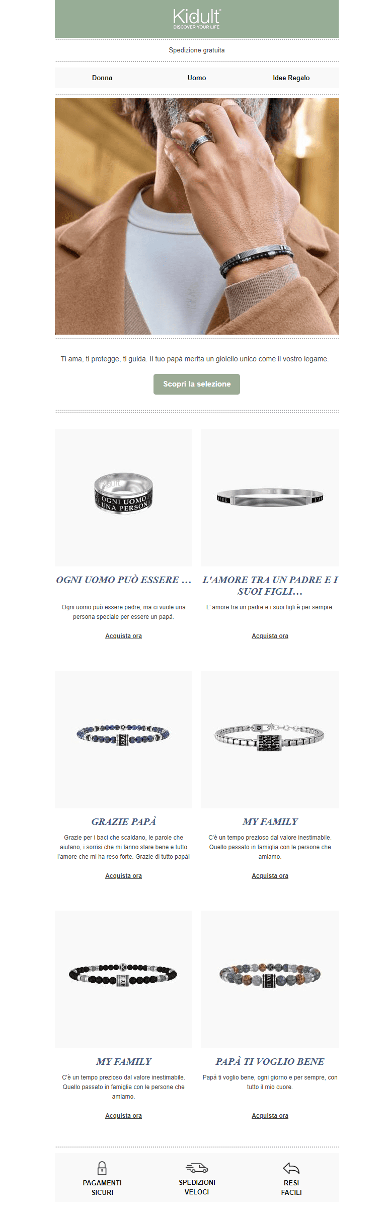 newsletter_festa_del_papa_gioielleria_esempio