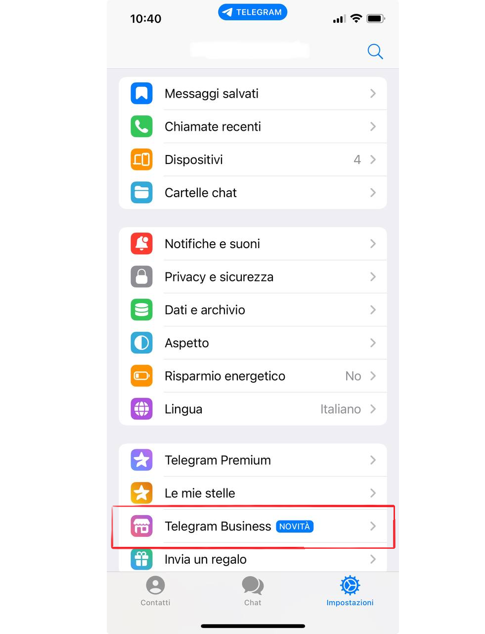 telegram_business_creazione_account