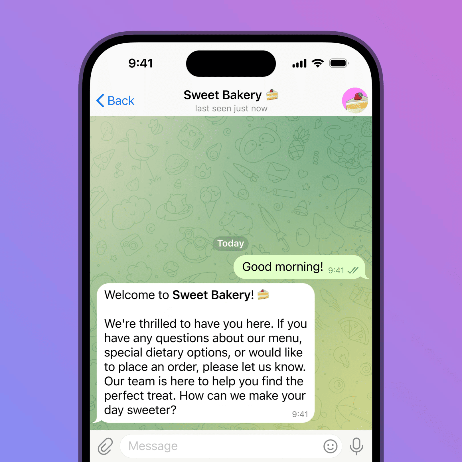 telegram_business_messaggio_di_benvenuto
